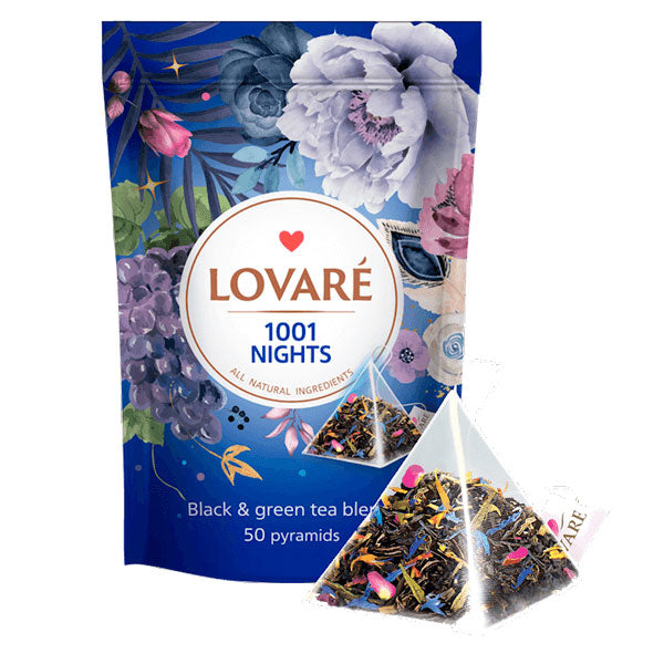 Tea 1001 Nights – Black and Green – 50 Tea Bags